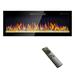 50 inch Tempered Glass Electric Fireplace with Remote