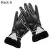 QILIN 1 Pair Women Gloves Thickened Wind Resistant Touch Screen Autumn Winter Full Finger Cycling Gloves for Outdoor