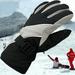 TERGAYEE Ski Snow Gloves for Men Insulated Warm Winter Snowboard Gloves Waterproof Windproof Winter manipulatescre Sports Gloves Warm Winter Gloves with Wrist Straps