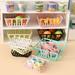 Xinhuadsh Miniature Basket Durable Collectible Lightweight 1:12 Scale Dollhouse Mini Storage Basket for Micro Landscape