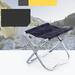 Outdoor Folding Chair Outdoor Folding Chair Aluminum Alloy Fishing Camping Chair BBQ Stool Folding Stool Portable Travel Train Chair Outdoor Rest Seat Fishing Train Stool