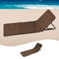 Ikohbadg Portable Outdoor Folding Chair with Backrest for Fishing Camping and Beach Use Includes Reclining and Lunch Break Functions