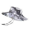 Manxivoo Black Hat Men Mountaineering Fishing Camouflage Hood Rope Outdoor Shade Foldable Casual Bucket Hat Hats for Men Black One Size