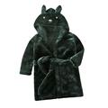 Godderr Kids Baby Hooded Robe for Toddler Bathrobe for 1-7Y Soft Animal Rabbit Ears Plush Bathrobe Kids Pajamas Autumn Winter Cute Bathrobe