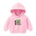 Holiday Deals 2024! Loopsun Toddler Boys Girls Pullover Hoodie Sweatshirts Kids Hoodies Boys Girls Hoody Children Pullover Outerwear Pink