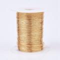 Eco-Friendly Round Copper Wire Copper Beading Wire for Jewelry Making Long-Lasting Plated Real 18K Gold Plated