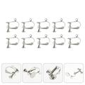 Clip-on Earring Converters 10Pcs Clip-on Earring Converters DIY Earring Accessories Clip On Earrings Components