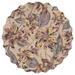 SAFAVIEH Blossom Tina Floral Area Rug Pink/Gold 6 x 6 Round