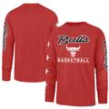 Men's '47 Red Chicago Bulls 2023/24 City Edition Triplet Franklin Long Sleeve T-Shirt