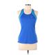 Nike Active Tank Top: Blue Activewear - Women's Size Medium