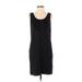 J.Crew Casual Dress - Sheath Scoop Neck Sleeveless: Black Solid Dresses - Women's Size 2