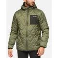 Men's Bench Mens Scall Zip Through Hooded Jacket - Green - Size: 44/Regular