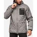 Men's Bench Mens Scall Zip Through Hooded Jacket - Grey - Size: 42/Regular