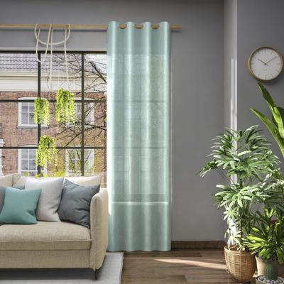 Vorhang NEUTEX FOR YOU "Libre-ECO", grün (salbei), B:142cm H:205cm, Jacquard, Polyester, Gardinen, Breite 142 cm, nach Maß Image