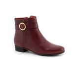 Women's Melody Bootie by Trotters in Dark Red (Size 8 1/2 M)