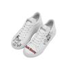 Sneaker DOGO "Ace Low-Top Sneaker What's Up Doc? Bugs Bunny Damen Sneaker, Ace", Damen, Gr. 37, Normalschaft, grau (weiß, grau), Lederimitat, casual, Schuhe, Vegan