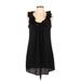 Pins and Needles Casual Dress: Black Dresses - Women's Size Large