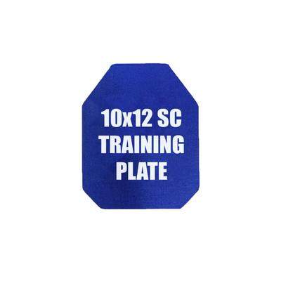 Custom Armor Group Non Ballistic Blue Marked SAPI Multi Curve Training Plate 10.125in x 13.25 GTP-MC-SAPI-L-NY