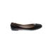 Aldo Flats: D'Orsay Chunky Heel Casual Black Print Shoes - Women's Size 7 - Round Toe