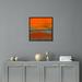 Chelsea Art Studio Fiery Vista II by Patricia Harris - Floater Frame Painting on Canvas in Brown/Orange/Red | 37.75 H x 37.75 W x 1.5 D in | Wayfair