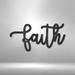 Latitude Run® Faith Script Steel Sign Wall Decor Metal | 7 H x 17.5 W x 0.048 D in | Wayfair 56114EACF2B14F5D8E876A72F4D810CB