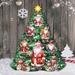 The Holiday Aisle® Santa Claus-Themed Christmas Tree Outdoor Indoor Décor en Christmas Decoration By G. Debrekht - Christmas Décor in Green | Wayfair