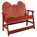 Rosecliff Heights Cadha 4ft Outdoor Bench - Counter Height Plastic in Red | 47 H x 50.1 W x 31.8 D in | Wayfair 836F6CB5451B45B4B0EC4D69E460C157