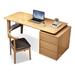 Red Barrel Studio® 2 Piece Rectangle Desk Office Sets Wood in Brown | Wayfair 4239FC4B4B384144BD334FA8238B1FA2