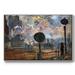 Wexford Home Outside The Station Saint On Canvas Print, Solid Wood | 37" H x 25" W x 2" D | Wayfair CF10-506MONET-FL102