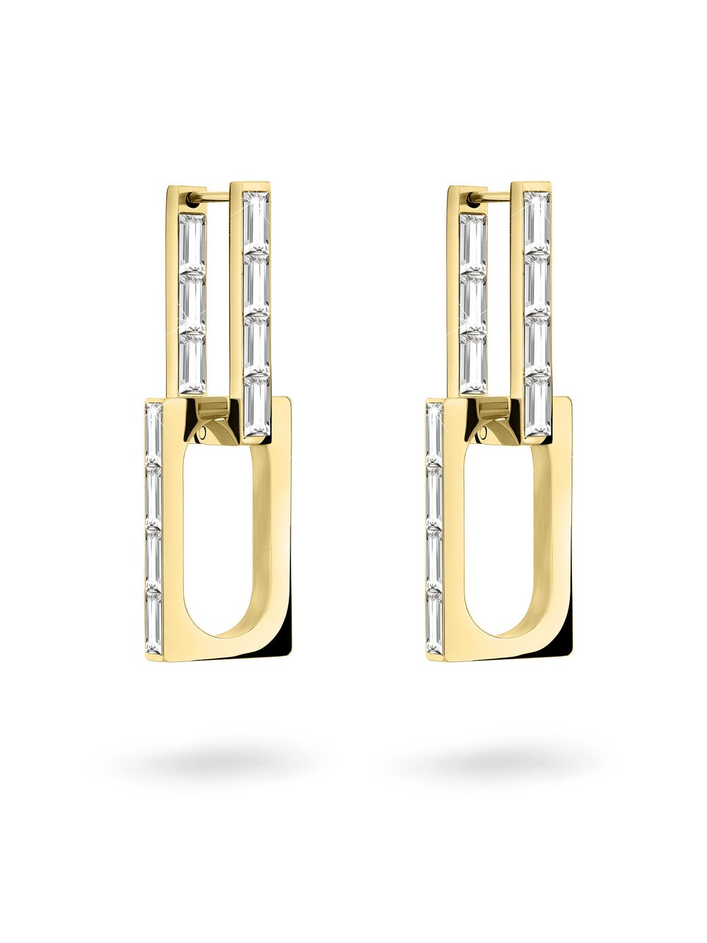 Liebeskind Berlin Ohrringe The Festive Mini Link Sparkle Damen gold, ONE SIZE Image