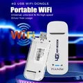 TIANJIE 150Mbps 4G WIFI Router USB Wireless Modem CAT4 Qualcomm Chipset Dongle Car Adapter With Sim
