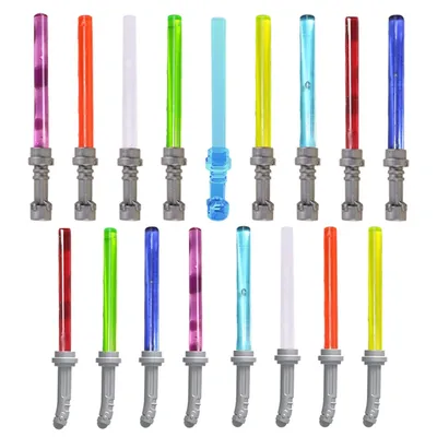 Multicolor Light Sword Movie Series Star W armi Building Blocks accessori MOC giocattoli per bambini