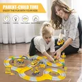 DIY Car Track for Children Racing Toy Cart Toys Race for Boys Girls Truck Flexible Play Set Create