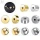 AOEDEJ 5-30pcs/lot Stainless Steel Screw Back Studs Gold Color Anti-Hyperplasia Balls For Earring