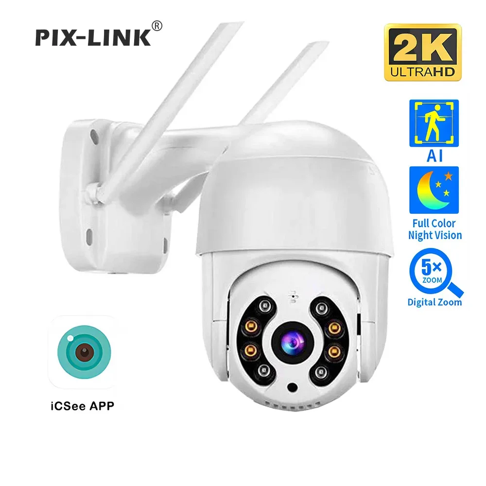 4mp 2k IP-Kamera Geschwindigkeit kuppel Auto-Tracking-Ptz-Kamera Smart Home Outdoor-WLAN-Kamera Überwachungs monitor Pix-Link-A8-20 Image