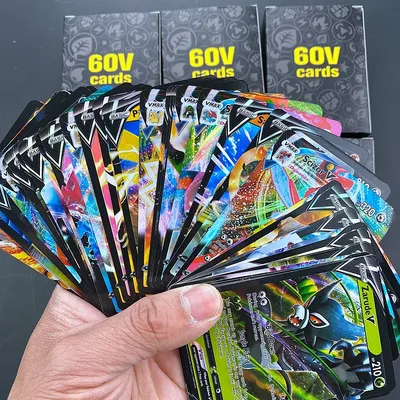 10/20PC Kinder Schlacht Spiel Karte V GX EX karten Sammlung Trading Pokemon Karten Für Spaß Geschenk Kinder Englisch version Spielzeug Image