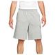 Nike Mens M NSW Club FT Cargo Shorts, dk Grey Heather/Matte Silver/White, 3XL