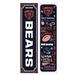 47" Double Sided Seasonal Porch Leaner, Chicago Bears - 47" x 11.25"