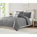 5pc Luna Comforter Charcoal King