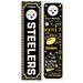 47" Double Sided Seasonal Porch Leaner, Pittsburgh Steelers - 47" x 11.25"