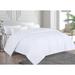 Comforter Fluffy Soft Goose Down Alternative Quilted Breathable All Season White Duvet Insert with Corner Tabs