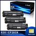 83X High Yield Toner Cartridge Yields Up to 2 500 Pages Black 3-Pack Replacement for HP CF283X Pro M201 M201n MFP M125 M125a M125nw M127fn M225dn Printer
