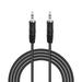 FITE ON 6ft Black 3.5mm Audio Aux Speaker Cable Cord Compatible with Sirius Stratus SV 3 SV 4 SV 5 XM Radio