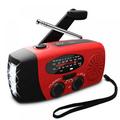 3 LED Lights Flashlight Hand Crank Radio Portable Solar Radio AM/FM NOAA Weather Radio 1000mAh Power Bank USB Charger