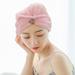 Dry Hair Hat 4Pcs Portable Dry Hair Hats Quick Drying Hair Towels Home Solid Color Bath Caps