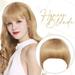 NUZYZ Wig Braided Wig Hair Natural Looking Highest Elasticity Beauty Tool Women Gril Fake Braided Hair with Bang for Beauty