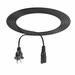 FITE ON 5ft AC IN Power Cord Outlet Socket Cable Plug Lead Compatible with Sony CFD-60 Digital CD Radio Stereo Cassette Player Boombox ReCorder