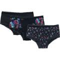 Full Volume by EMP Underwear - Set of three pairs of underwear with sweets print - S to 5XL - for Women - black