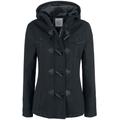 Brandit Parka - Girls Duffle Coat - S to XXL - for Women - black