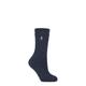 Ladies 1 Pair SOCKSHOP Heat Holders 2.9 TOG Merino Wool Socks Navy Teal Twist 4-8
